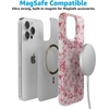 image:imageCasely iPhone 14 Plus Case  Final Rose  Red amp Pink Floral  Compatible with MagSafe  Classic Ultra Slim DesignVintage Belle  Floral Toile