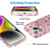 image:imageCasely iPhone 14 Plus Case  Final Rose  Red amp Pink Floral  Compatible with MagSafe  Classic Ultra Slim DesignVintage Belle  Floral Toile