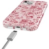 image:imageCasely iPhone 14 Plus Case  Final Rose  Red amp Pink Floral  Compatible with MagSafe  Classic Ultra Slim DesignVintage Belle  Floral Toile
