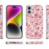 image:imageCasely iPhone 14 Plus Case  Final Rose  Red amp Pink Floral  Compatible with MagSafe  Classic Ultra Slim DesignVintage Belle  Floral Toile