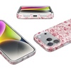 image:imageCasely iPhone 14 Plus Case  Final Rose  Red amp Pink Floral  Compatible with MagSafe  Classic Ultra Slim DesignVintage Belle  Floral Toile