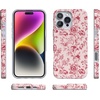 image:imageCasely iPhone 14 Plus Case  Final Rose  Red amp Pink Floral  Compatible with MagSafe  Classic Ultra Slim DesignVintage Belle  Floral Toile