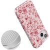 image:imageCasely iPhone 14 Plus Case  Final Rose  Red amp Pink Floral  Compatible with MagSafe  Classic Ultra Slim DesignVintage Belle  Floral Toile