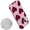 image:imageCasely iPhone 14 Plus Case  Final Rose  Red amp Pink Floral  Compatible with MagSafe  Classic Ultra Slim DesignWhole Lotta Love  Plum Hearts