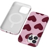 image:imageCasely iPhone 14 Plus Case  Final Rose  Red amp Pink Floral  Compatible with MagSafe  Classic Ultra Slim DesignWhole Lotta Love  Plum Hearts