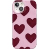 image:imageCasely iPhone 14 Plus Case  Final Rose  Red amp Pink Floral  Compatible with MagSafe  Classic Ultra Slim DesignWhole Lotta Love  Plum Hearts