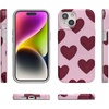 image:imageCasely iPhone 14 Plus Case  Final Rose  Red amp Pink Floral  Compatible with MagSafe  Classic Ultra Slim DesignWhole Lotta Love  Plum Hearts