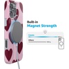 image:imageCasely iPhone 14 Plus Case  Final Rose  Red amp Pink Floral  Compatible with MagSafe  Classic Ultra Slim DesignWhole Lotta Love  Plum Hearts
