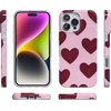 image:imageCasely iPhone 14 Plus Case  Final Rose  Red amp Pink Floral  Compatible with MagSafe  Classic Ultra Slim DesignWhole Lotta Love  Plum Hearts