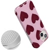 image:imageCasely iPhone 14 Plus Case  Final Rose  Red amp Pink Floral  Compatible with MagSafe  Classic Ultra Slim DesignWhole Lotta Love  Plum Hearts