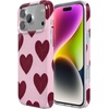 image:imageCasely iPhone 14 Plus Case  Final Rose  Red amp Pink Floral  Compatible with MagSafe  Classic Ultra Slim DesignWhole Lotta Love  Plum Hearts