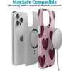 image:imageCasely iPhone 14 Plus Case  Final Rose  Red amp Pink Floral  Compatible with MagSafe  Classic Ultra Slim DesignWhole Lotta Love  Plum Hearts