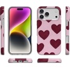 image:imageCasely iPhone 14 Plus Case  Final Rose  Red amp Pink Floral  Compatible with MagSafe  Classic Ultra Slim DesignWhole Lotta Love  Plum Hearts