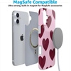 image:imageCasely iPhone 14 Plus Case  Final Rose  Red amp Pink Floral  Compatible with MagSafe  Classic Ultra Slim DesignWhole Lotta Love  Plum Hearts