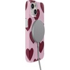 image:imageCasely iPhone 14 Plus Case  Final Rose  Red amp Pink Floral  Compatible with MagSafe  Classic Ultra Slim DesignWhole Lotta Love  Plum Hearts