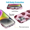 image:imageCasely iPhone 14 Plus Case  Final Rose  Red amp Pink Floral  Compatible with MagSafe  Classic Ultra Slim DesignWhole Lotta Love  Plum Hearts