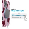 image:imageCasely iPhone 14 Plus Case  Final Rose  Red amp Pink Floral  Compatible with MagSafe  Classic Ultra Slim DesignWhole Lotta Love  Plum Hearts