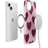 image:imageCasely iPhone 14 Plus Case  Final Rose  Red amp Pink Floral  Compatible with MagSafe  Classic Ultra Slim DesignWhole Lotta Love  Plum Hearts