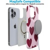image:imageCasely iPhone 14 Plus Case  Final Rose  Red amp Pink Floral  Compatible with MagSafe  Classic Ultra Slim DesignWhole Lotta Love  Plum Hearts
