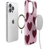 image:imageCasely iPhone 14 Plus Case  Final Rose  Red amp Pink Floral  Compatible with MagSafe  Classic Ultra Slim DesignWhole Lotta Love  Plum Hearts
