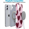 image:imageCasely iPhone 14 Plus Case  Final Rose  Red amp Pink Floral  Compatible with MagSafe  Classic Ultra Slim DesignWhole Lotta Love  Plum Hearts