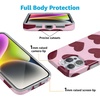 image:imageCasely iPhone 14 Plus Case  Final Rose  Red amp Pink Floral  Compatible with MagSafe  Classic Ultra Slim DesignWhole Lotta Love  Plum Hearts