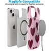 image:imageCasely iPhone 14 Plus Case  Final Rose  Red amp Pink Floral  Compatible with MagSafe  Classic Ultra Slim DesignWhole Lotta Love  Plum Hearts
