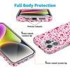 image:imageCasely iPhone 14 Plus Case  Final Rose  Red amp Pink Floral  Compatible with MagSafe  Classic Ultra Slim DesignXOXO  Candy Hearts