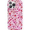 image:imageCasely iPhone 14 Plus Case  Final Rose  Red amp Pink Floral  Compatible with MagSafe  Classic Ultra Slim DesignXOXO  Candy Hearts