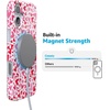image:imageCasely iPhone 14 Plus Case  Final Rose  Red amp Pink Floral  Compatible with MagSafe  Classic Ultra Slim DesignXOXO  Candy Hearts