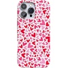 image:imageCasely iPhone 14 Plus Case  Final Rose  Red amp Pink Floral  Compatible with MagSafe  Classic Ultra Slim DesignXOXO  Candy Hearts