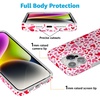 image:imageCasely iPhone 14 Plus Case  Final Rose  Red amp Pink Floral  Compatible with MagSafe  Classic Ultra Slim DesignXOXO  Candy Hearts