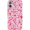 image:imageCasely iPhone 14 Plus Case  Final Rose  Red amp Pink Floral  Compatible with MagSafe  Classic Ultra Slim DesignXOXO  Candy Hearts