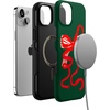 image:imageCasely iPhone 14 Plus Case  Santas Favorite  Holiday Bow  Bold Protective Design  MagSafe Compatible Design