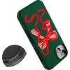 image:imageCasely iPhone 14 Plus Case  Santas Favorite  Holiday Bow  Bold Protective Design  MagSafe Compatible Design