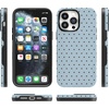 image:imageCasely iPhone 14 Pro Max Case  On the Dot  Blue amp Brown Polka Dot  Bold Protective Design  Compatible with MagSafe