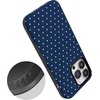 image:imageCasely iPhone 14 Pro Max Case  On the Dot  Navy Polka Dot  Bold Protective Design  Compatible with MagSafe