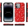 image:imageCasely iPhone 14 Pro Max Case  Peppermint Kiss  Candy Cane  Bold Protective Design  MagSafe Compatible Design