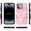 image:imageCasely iPhone 14 Pro Max Case  Sealed with a Kiss  Pink Lipstick  Bold Protective Design  Compatible with MagSafe