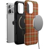image:imageCasely iPhone 14 Pro Max Case  Spiced Chai  Fall Plaid  Bold Protective Design  MagSafe Compatible Design