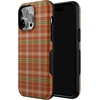 image:imageCasely iPhone 14 Pro Max Case  Spiced Chai  Fall Plaid  Bold Protective Design  MagSafe Compatible Design