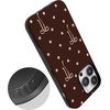 image:imageCasely iPhone 14 Pro Max Case  Teddy Bows  Brown Polka Dot  Bold Protective Design  MagSafe Compatible Design