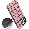 image:imageCasely iPhone 14 Pro Max Case  Uptown Gridlock  Pink Checkerboard  Bold Protective Design  Compatible with MagSafe