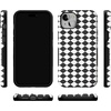 image:imageCasely iPhone 15 Case  Harlequin Salem Diamond  Black and White  Bold Protective Design  MagSafe Compatible Design