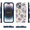 image:imageCasely iPhone 15 Case  Ink amp Iris  Vintage Floral  Bold Protective Design  Compatible with MagSafe
