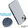 image:imageCasely iPhone 15 Case  Lovebug  Blue Hearts  Bold Protective Design  Compatible with MagSafe