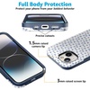 image:imageCasely iPhone 15 Case  Lovebug  Blue Hearts  Bold Protective Design  Compatible with MagSafe