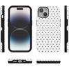 image:imageCasely iPhone 15 Case  On the Dot  White Polka Dot  Bold Protective Design  Compatible with MagSafe