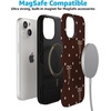 image:imageCasely iPhone 15 Case  Teddy Bows  Brown Polka Dot  Bold Protective Design  MagSafe Compatible Design