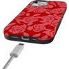 image:imageCasely iPhone 15 Plus Case  Final Rose  Red amp Pink Floral  Bold Protective Design  MagSafe Compatible Design
